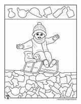 Winter Hidden Worksheet Kids Pages Coloring Find Printable Sledding Woojr Activities Printables Choose Board Kindergarten Objects Woo Jr sketch template