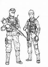 Recon Bf4 Class Line Pla Drawings Deviantart Drawing Soldier Military Battlefield Character Usmc Support Faction Choose Board sketch template