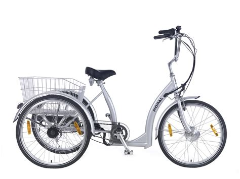 popal elektrische driewieler fiets   grijs  kopen