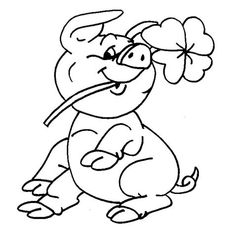 baby pig coloring pages al
