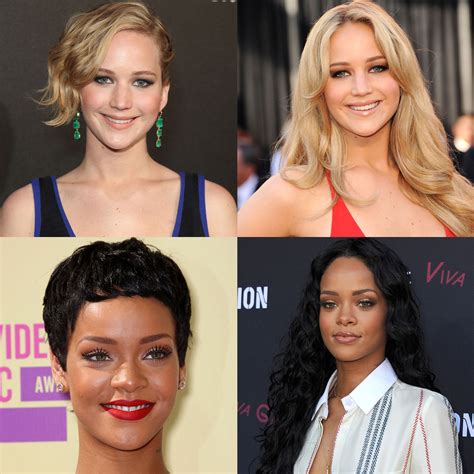 Celebrity Long And Short Haircuts Celebrity Short And Long Hairstyles