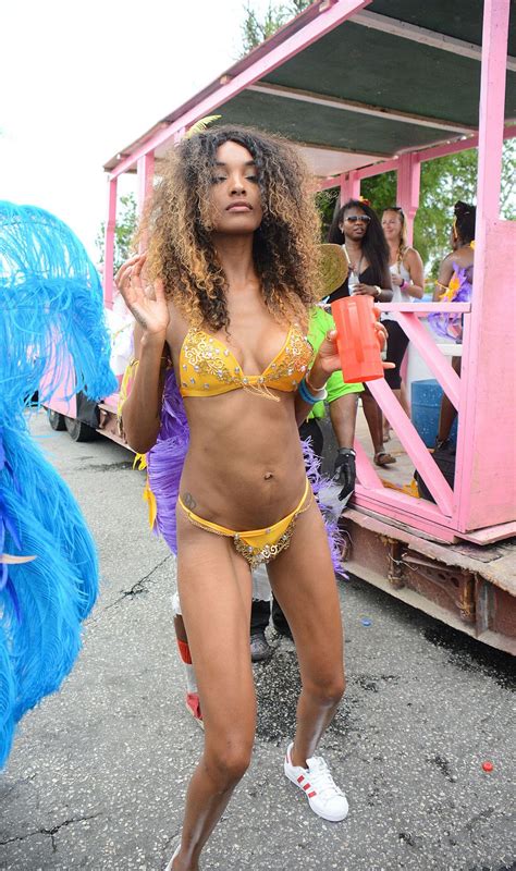 Jourdan Dunn In Bikini At Kadooment Day In Barbados 08 03