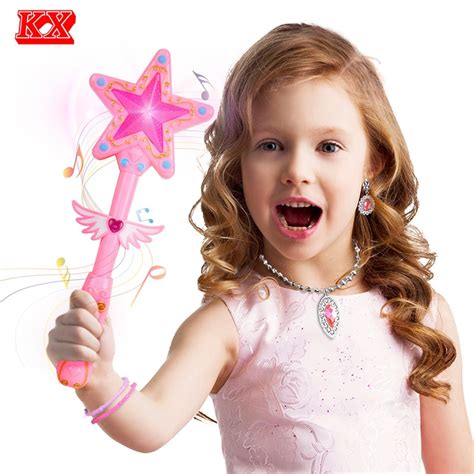 girls fairy magic wand with flashing light and music song princess game