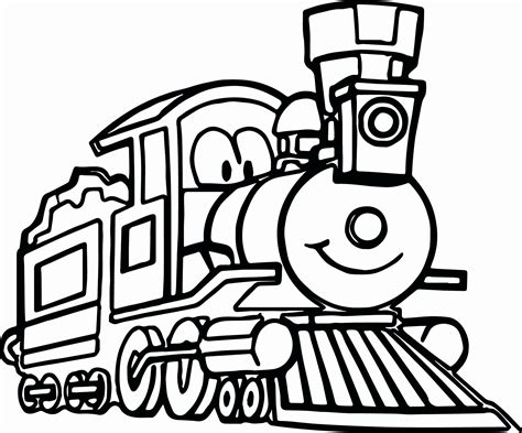 cartoon train coloring pages  getcoloringscom  printable