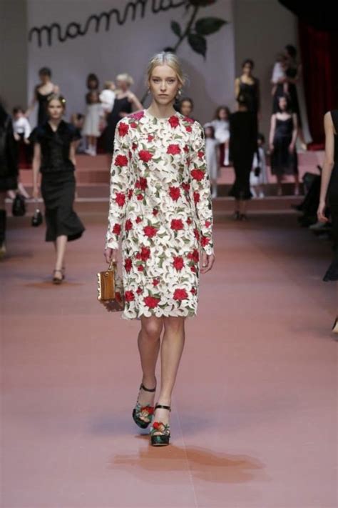 Dolce And Gabbana Fall 2015 Motherly Dress Eternal Style Fashion Gone