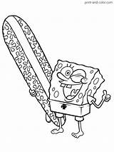 Spongebob Bob Squarepants Esponja Colorear sketch template