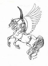 Pegasus Coloring Wing Pages Dy Witt Drawing Wings Horse Drawings Color Printable Adult Azcoloring sketch template