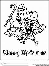 Christmas Coloring Spongebob Pages Printable Merry Colouring Patrick Blues Louis St Squarepants Getcolorings Color Sheets Avengers Comments Getdrawings Library Clipart sketch template