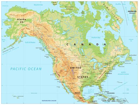 Mapa Politico De America Del Norte Mapas Politicos Atlas Del Mundo Images