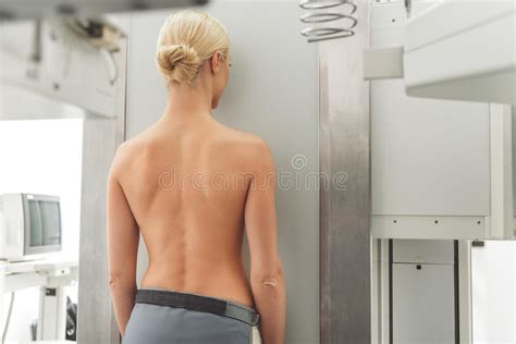 Female Patient In Modern Clinic Stock Image Image Of