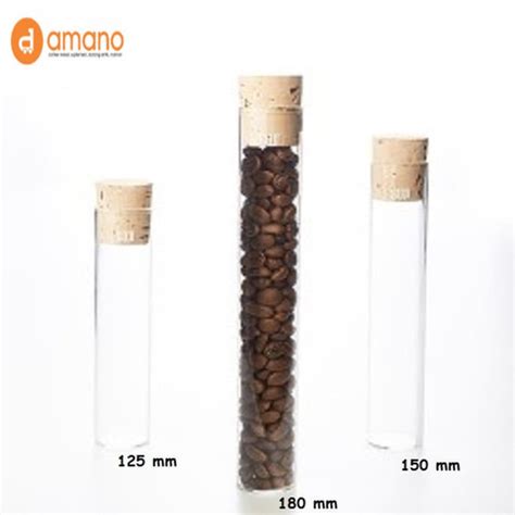 jual sample tube with cork stopper dia 30 mm x 125 mm merek suji