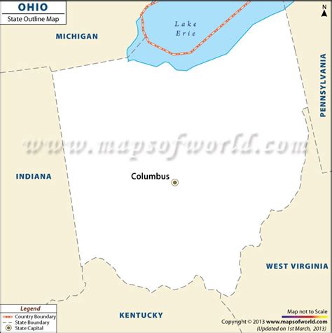 blank map  ohio ohio outline map ohio outline ohio map map