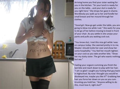 [incest] blackmailing my sister was the best idea ever xxx captions pictures sorted by