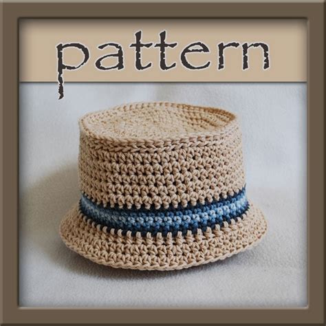 pattern crochet bucket hat    instant