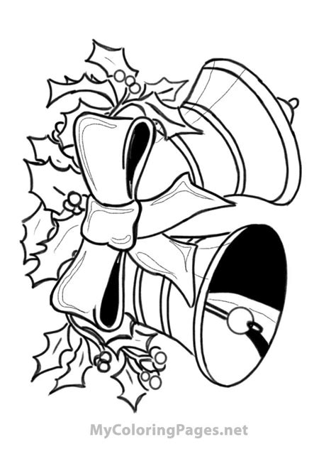 coloring pages  christmas bells   coloring pages