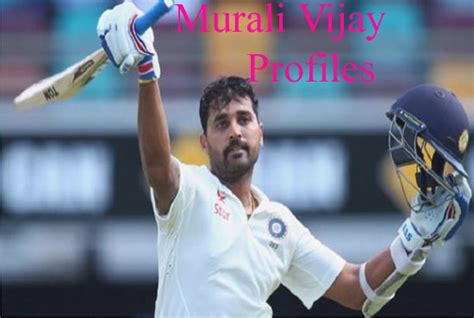 murali vijay cricketer wife ipl batting son biography family