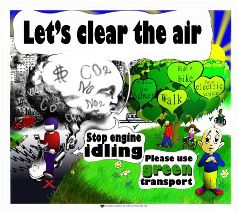 poster  air pollution printable graphics