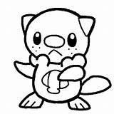 Oshawott Coloring Pokemon Pages Getcolorings Color Printable sketch template