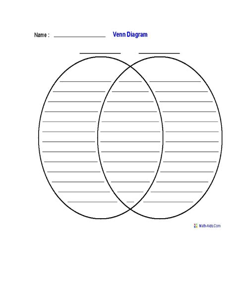 venn diagram templates word  templatelab