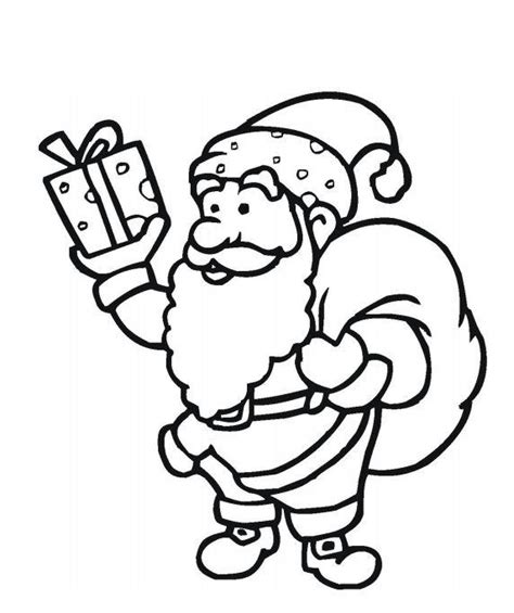 santa claus  coloring pages allfreechristmascraftscom