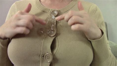brittany lynn vintage sweater fetish big buttons cum
