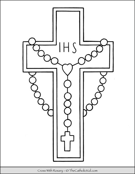 printable rosary coloring pages printable word searches