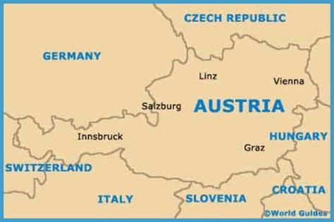 Map Of Vienna Austria Travelsfinders