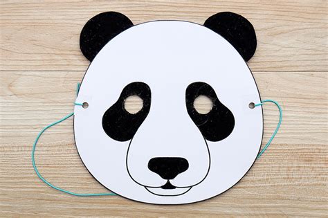 panda mask  printable templates coloring pages firstpalettecom