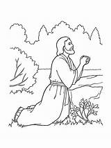 Jesus Praying Coloring Clipart Atonement Gethsemane Garden Prayer Drawing Pages Clip Lds Faith Christ Primary Woman Bible Hands Line Kneeling sketch template