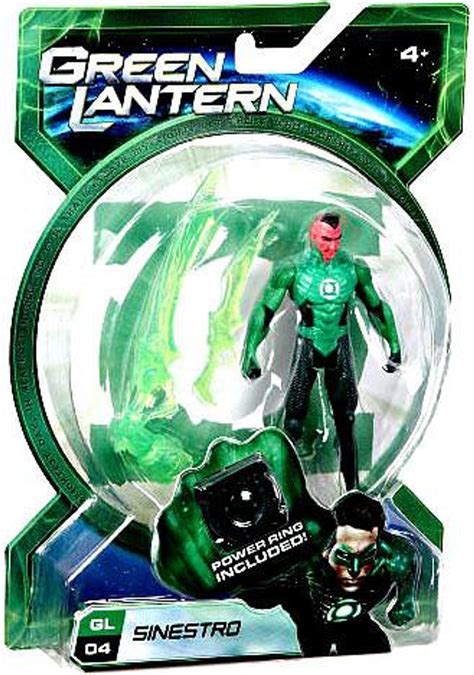 green lantern  sinestro  action figure gl mattel toys toywiz