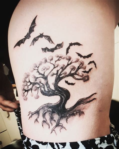 Tattoo Ideas Tree Thigh Tattoo Tree Tattoo Mystical Tattoos