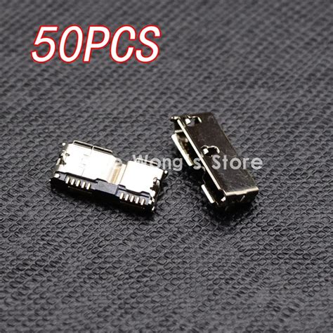High Quality 50pcs Hi Speed Micro Usb 3 0 Female 10pin Dip Smt Socket