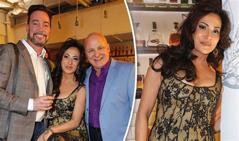 nancy dell olio flaunts ample assets in super sexy lace dress