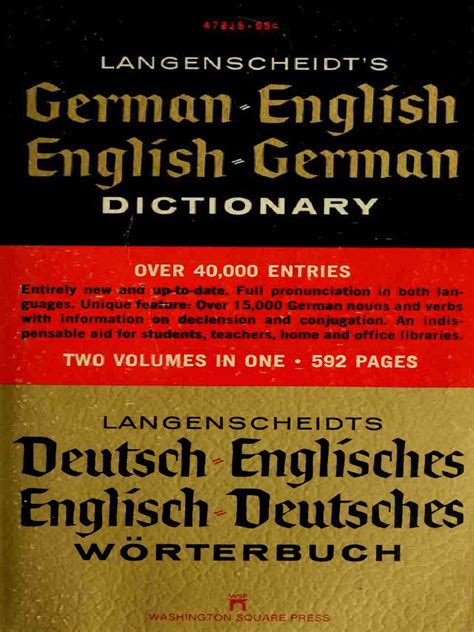 langenscheidt s german english english german dictionary