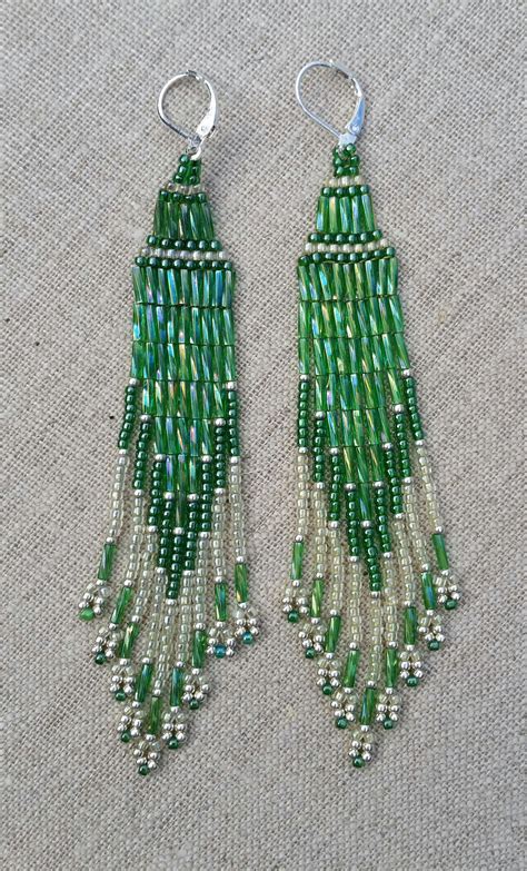pin  susan ziegler designs  bead earrings beaded earrings