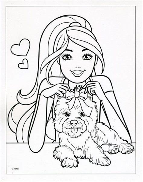 barbie  coloring pages  kids  adults barbie coloring