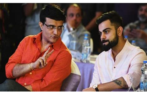 Sourav Ganguly S Old Picture With Virat Kohli Trends On
