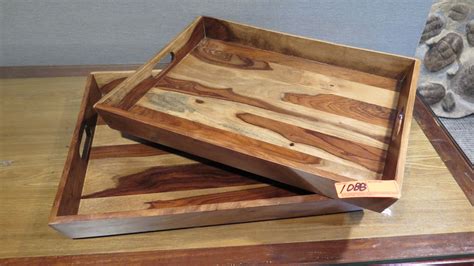 wood serving trays    oahu auctions