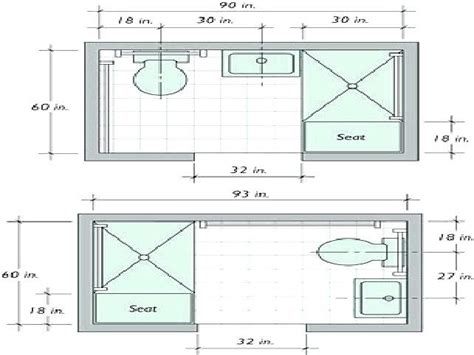 Small Bathroom Floor Plans Dimensions