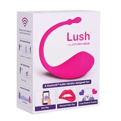 lovense lush 2 0 sound activated vibrator pink sex toys at adult empire