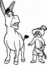 Shrek Donkey sketch template