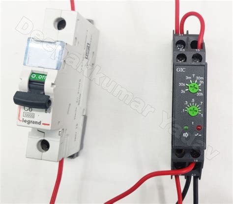 electrical timer working principle  electrical timer wiring connection  timer