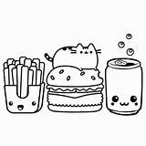 Pusheen Forcoloring sketch template