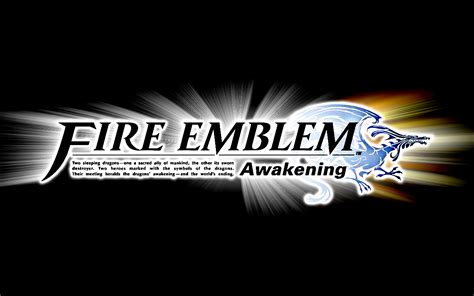 fire emblem awakening logo  push start