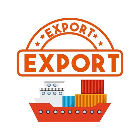 premium vector import  export design