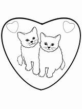 Colouring Print Coloringonly Cats sketch template