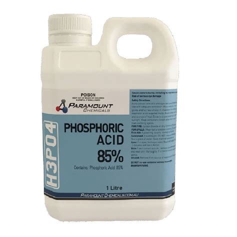 buy phosphoric acid  paramount chemicals victoria australia