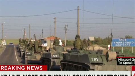 russian convoy  ukraine aid  incursion cnn