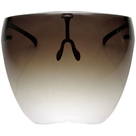 ombre protective face shield full cover visor glasses sunglasses anti