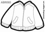 Abrigo Picasa Kleurplaat Vestuario Vestimentas Cazadora Jas Acessorios Objetos Garderie Vestir Prendas Tekening Picasaweb Colorea Actividades Kleding sketch template